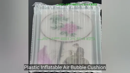 Biologisch abbaubare weiße Blase aufblasbare Luftpolsterfolie Verpackung Kunststoff schützende Polsterung