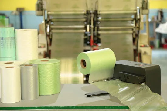 Qualitätssicherung Kissen Film Kissen Aufblasbare Tasche Tasche Verpackung Luftblase Maschine