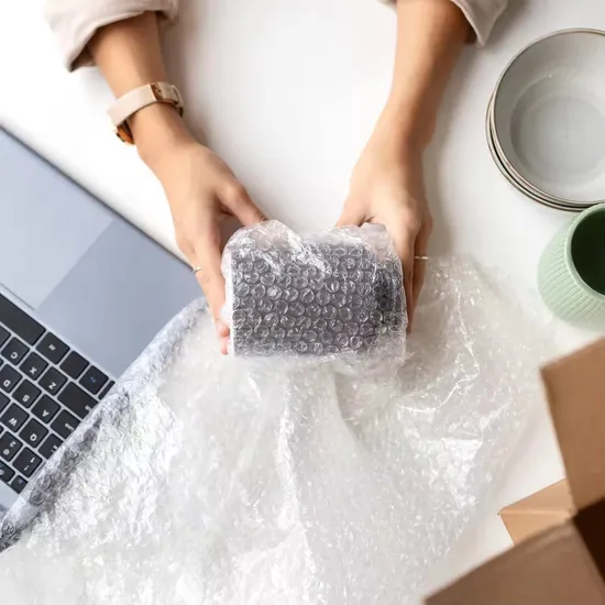 Fabrik Direkt HDPE 200*130mm Stoßfest Luft Kissen Kissen Film Blase Verpackung Kissen Wrap