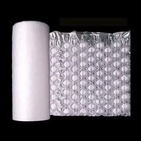 100 % biologisch abbaubare, transparente Luftpolsterfolie, Rolle, gepolstertes Schutzmaterial aus Kunststoff, weißes Luftkissen
