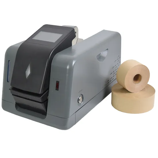 Einfach zu verwendende, gummierte, wasseraktivierte elektrische Spender-Verpackungsband-Verpackungsmaschine