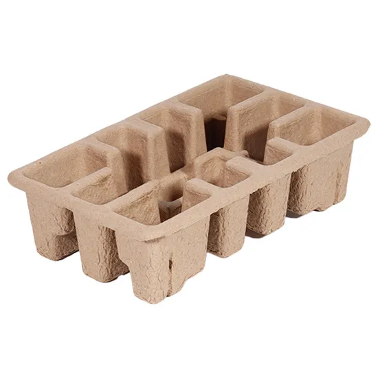 Verpackungsschale aus Papierzellstoff für Öko